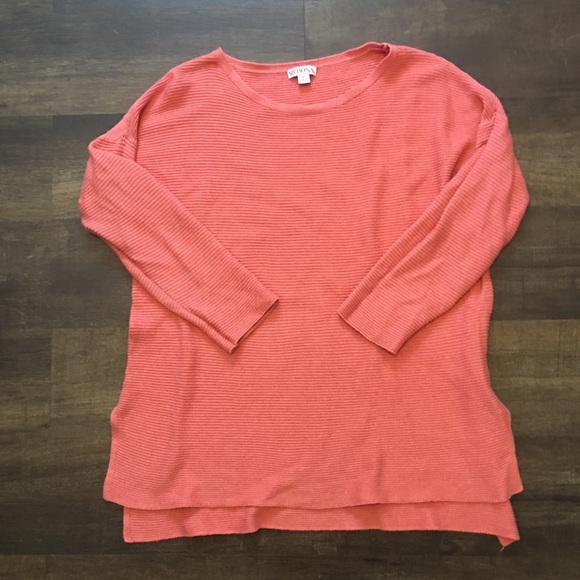 Merona Sweaters - [Merona] $1 BUNDLE Coral Ribbed Top